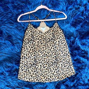 NWOT J. Crew Scallop Neck Leopard Print Cami 🐆